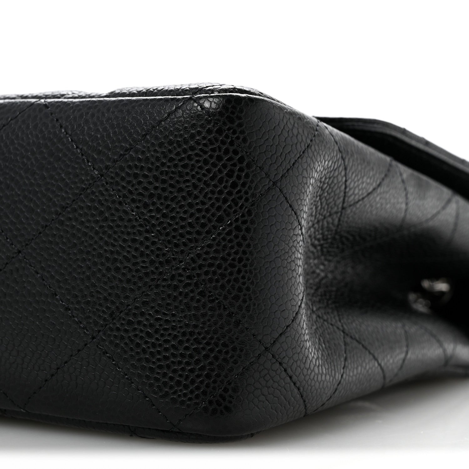 Chanel Caviar Quilted Jumbo Single Flap Black 10 of 14