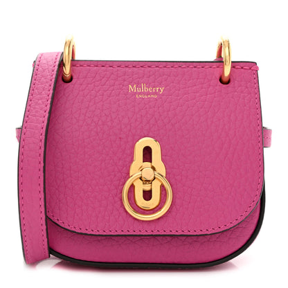 Mulberry Small Classic Grain Micro Amberley Satchel Pink 1 of 9