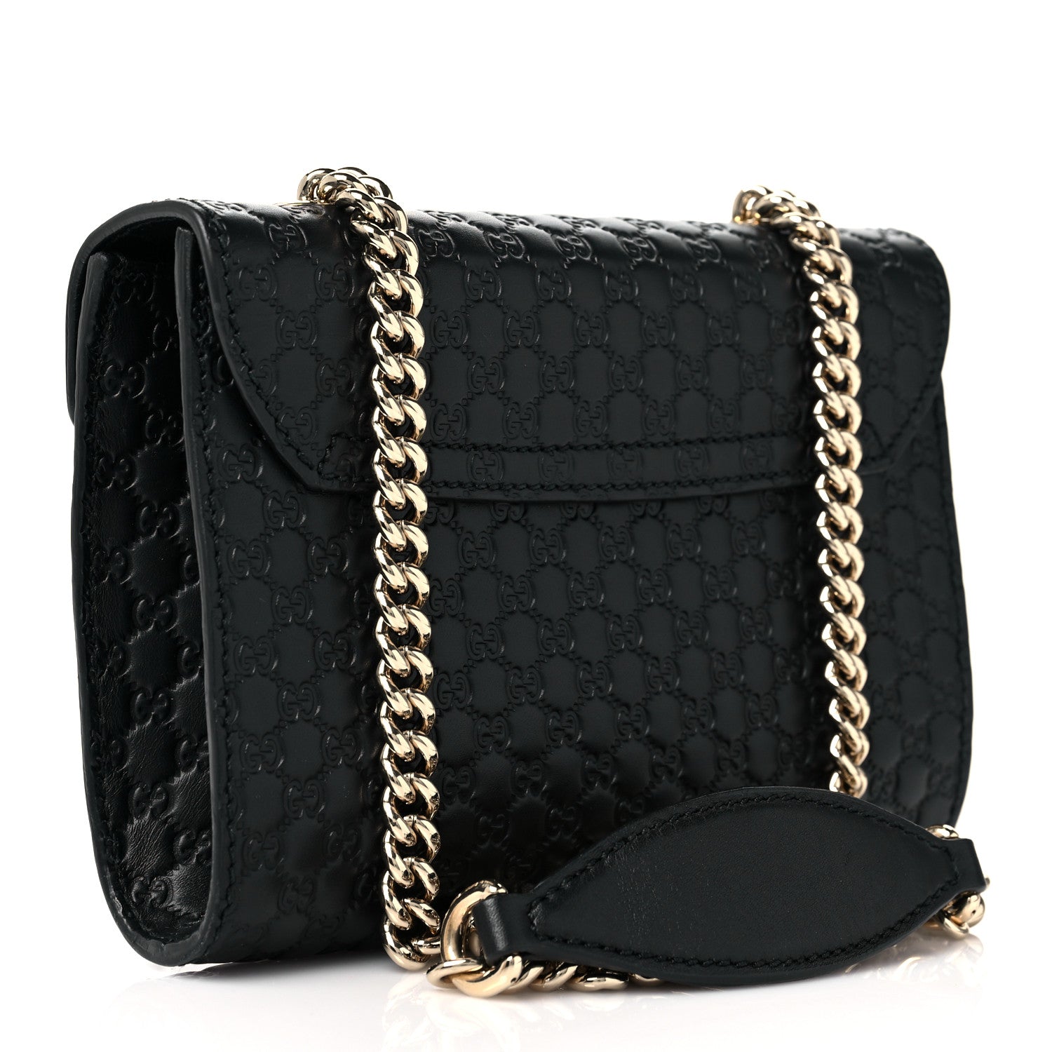 Gucci Microguccissima Mini Emily Shoulder Bag Black 3 of 10