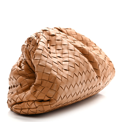 Bottega Veneta Nappa Maxi Intrecciato The Pouch Oversized Clutch Caramel 3 of 11