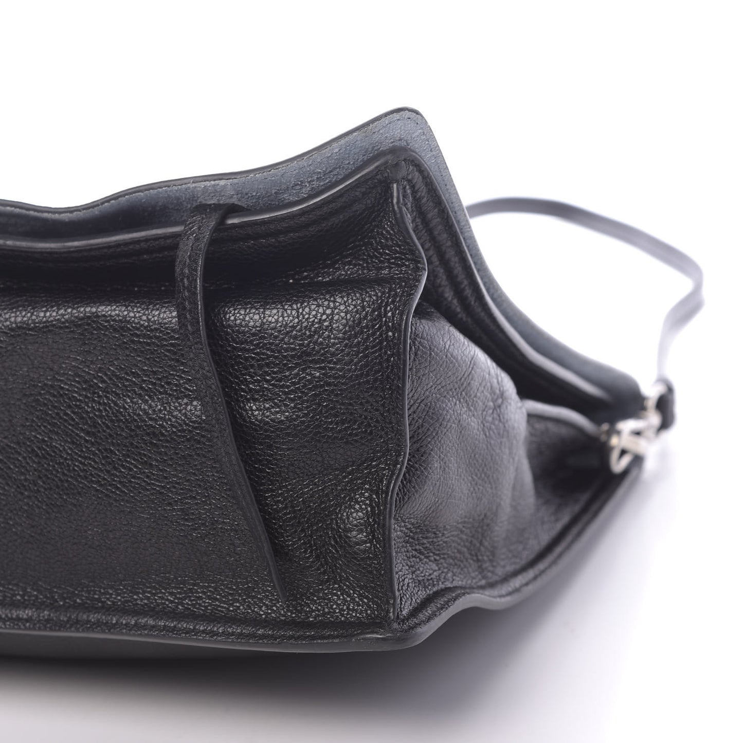 Glace Calf Etiquette Flap Black Astrale