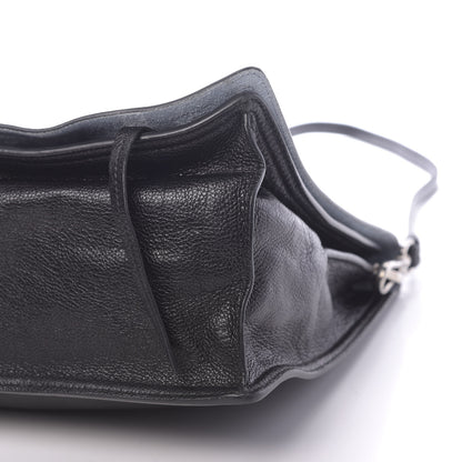 Prada Glace Calf Etiquette Flap Black Astrale 11 of 11