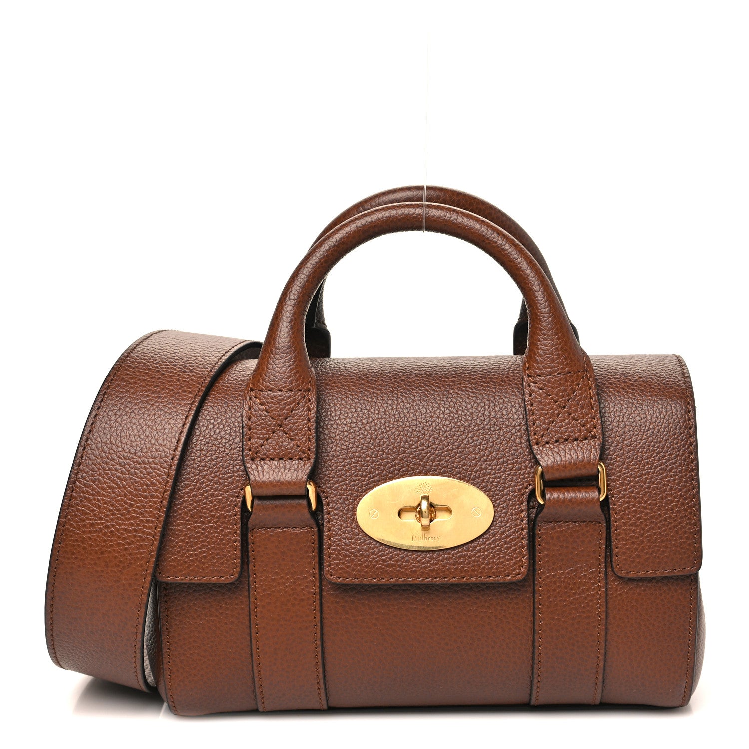 Mulberry Small Classic Grain Mini Bayswater Oak 1 of 9