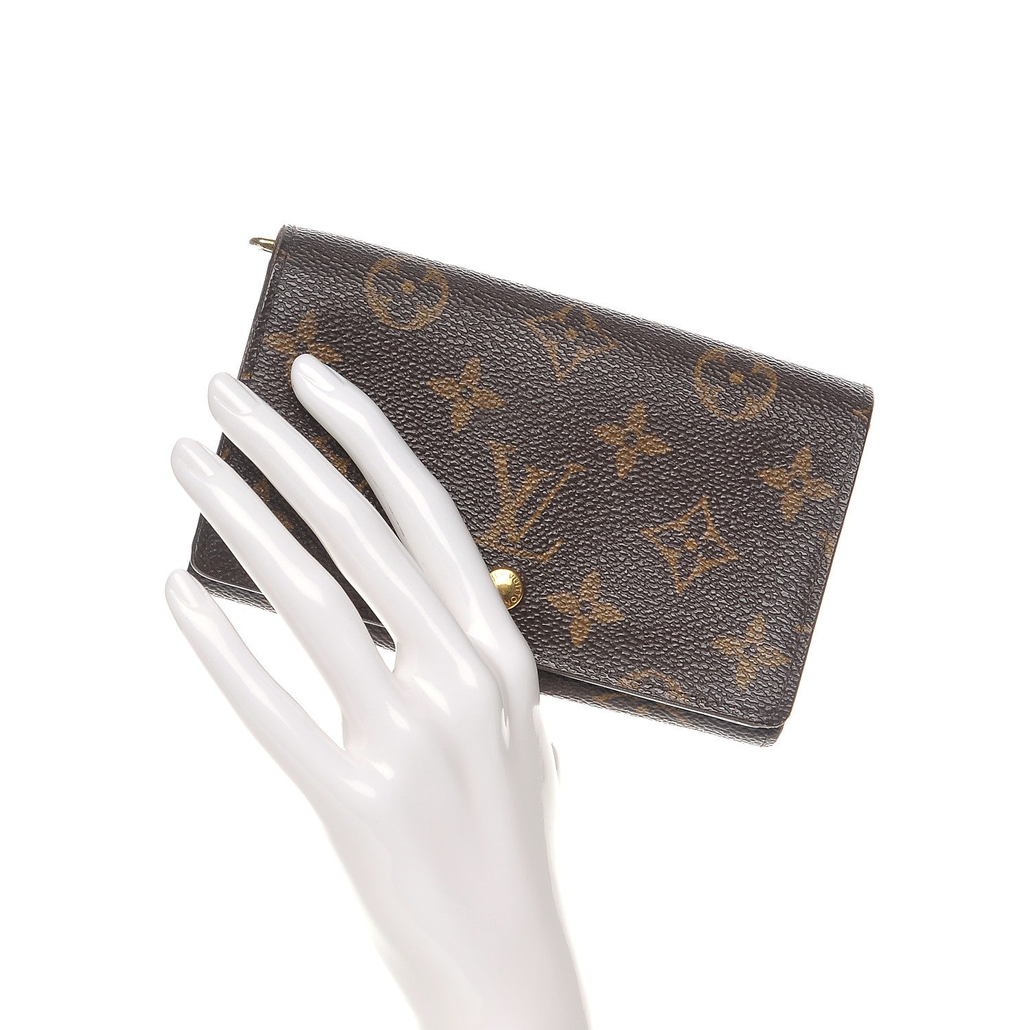 Louis Vuitton Monogram Porte-Monnaie Billets Tresor Wallet 2 of 9