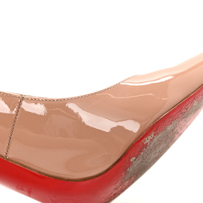 Christian Louboutin Patent Decollete 554 100 Pumps 38.5 Nude 11 of 13