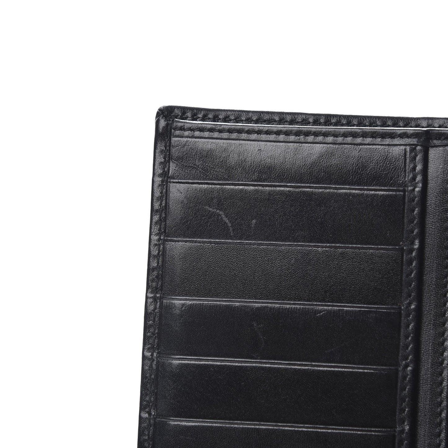 Calfskin Monogram Continental Flap Wallet Black