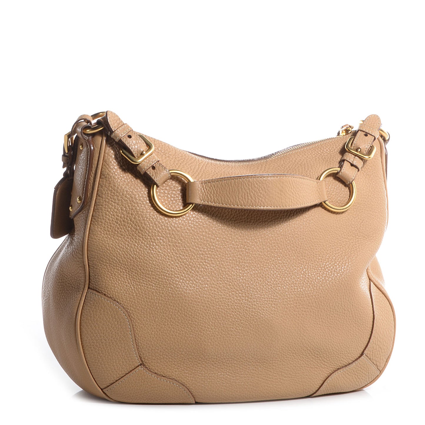 Vitello Daino Hobo Sabbia