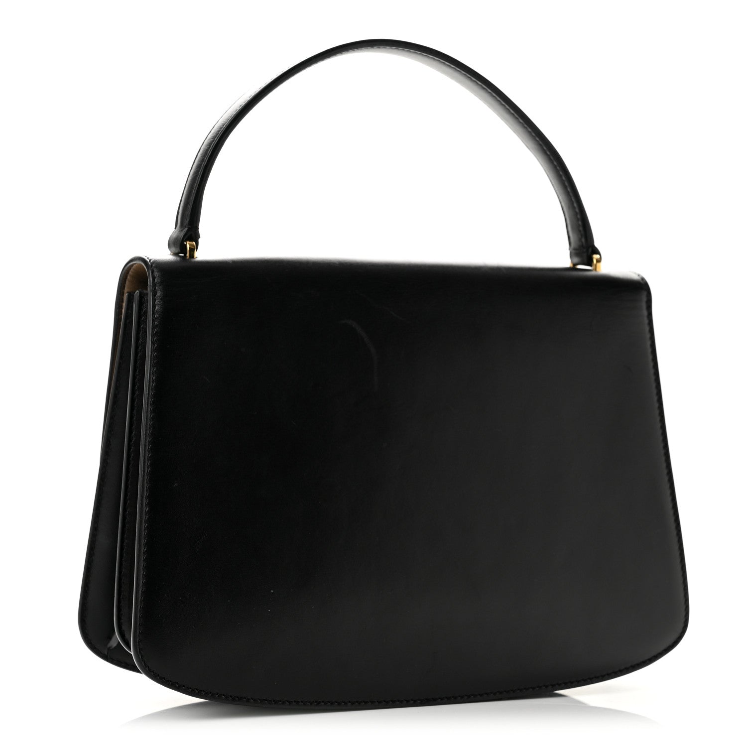The Row Sleek Calfskin The Sofia 10 Top Handle  Black 3 of 14