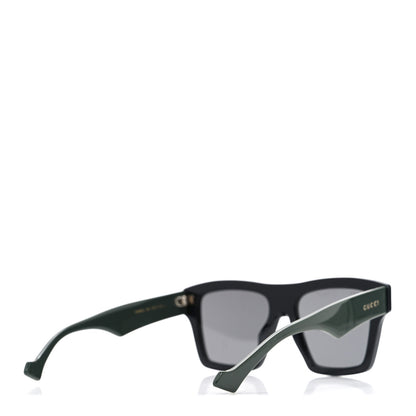 Gucci Acetate Rectangle Sunglasses GG0962S Black Khaki 4 of 8