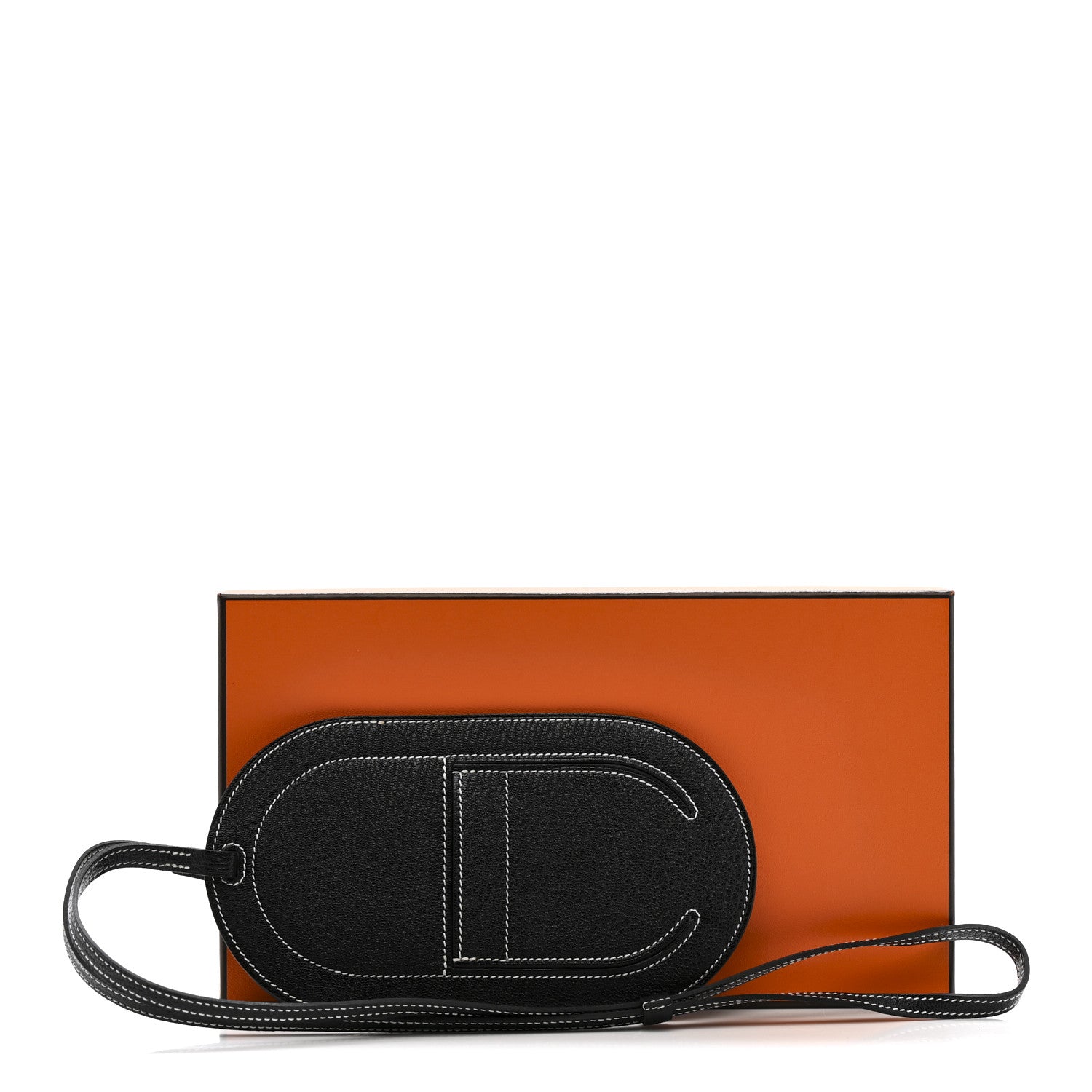 Hermes Chevre Mysore Verso In-The-Loop Phone To Go GM Case Black 8 of 8