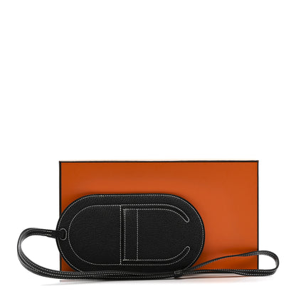 Hermes Chevre Mysore Verso In-The-Loop Phone To Go GM Case Black 8 of 8