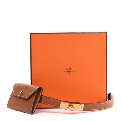 Hermes Epsom Kelly Pocket Belt Gold 8 of 8