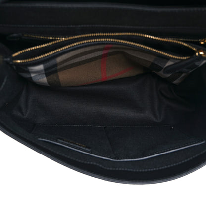 Burberry Derby Calfskin House Check Medium Camberley Black 5 of 10