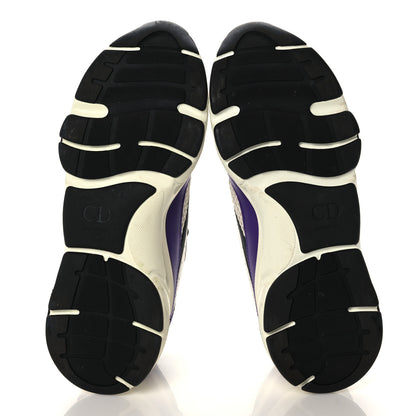 Christian Dior Technical Mesh Calfskin Mens B22 Sneakers 40 Violet White 5 of 15