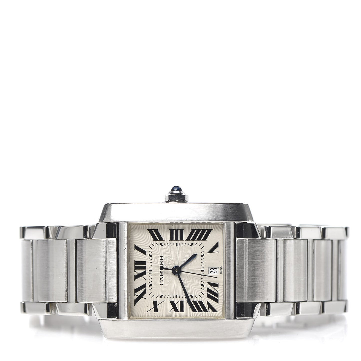 Stainless Steel 28mm Tank Francaise Automatic Watch