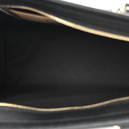 Burberry Calfskin Mega Check Small Banwell Tote Black 5 of 11