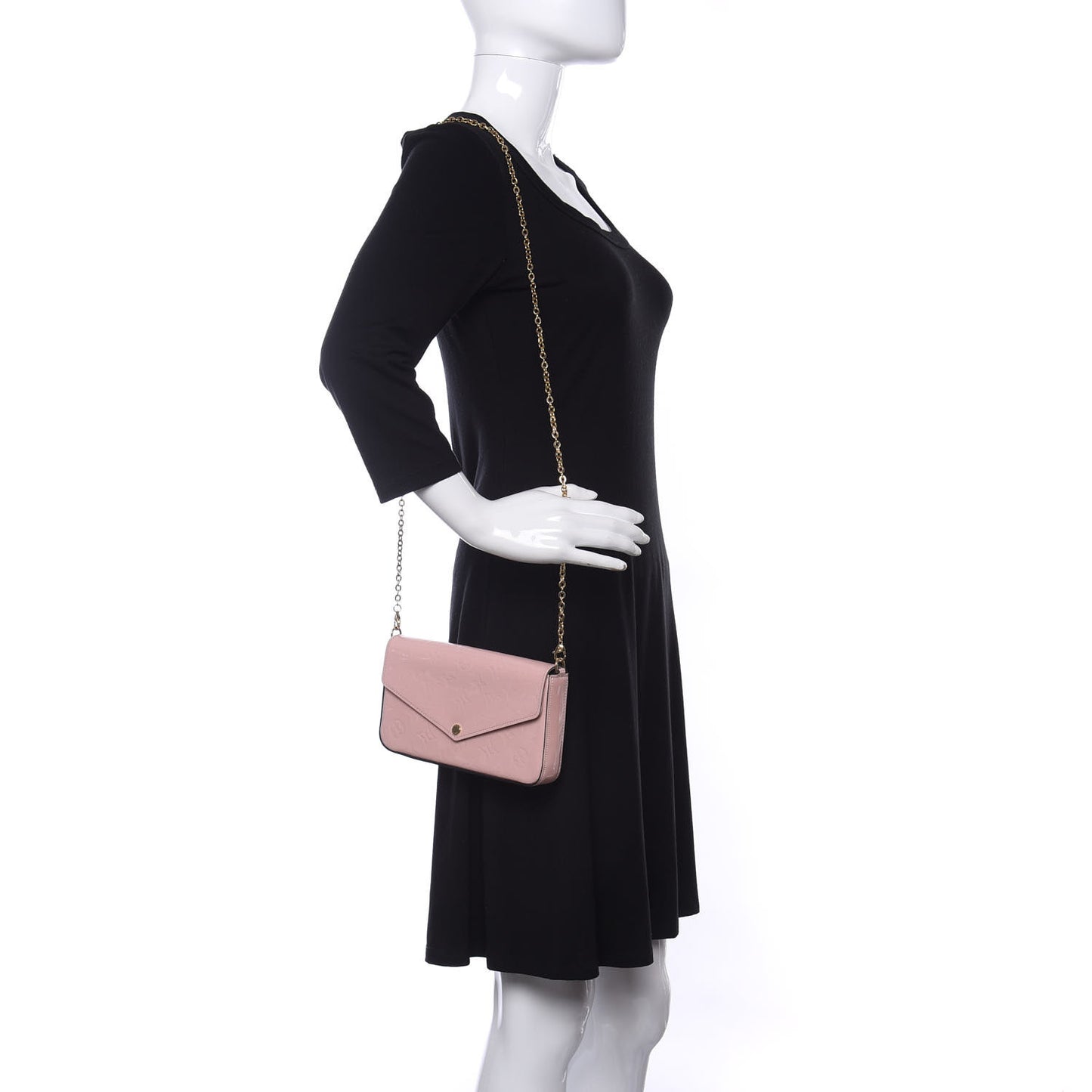 Vernis Felicie Chain Wallet Rose Ballerine