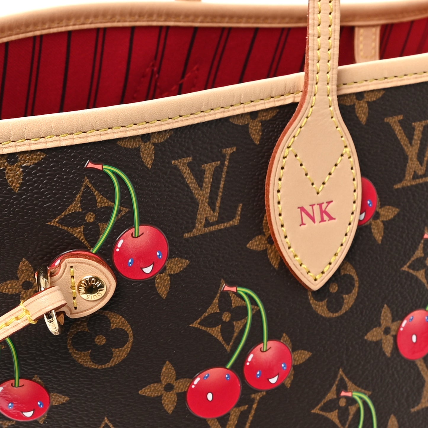 LV X TM Monogram Cerises Neverfull MM