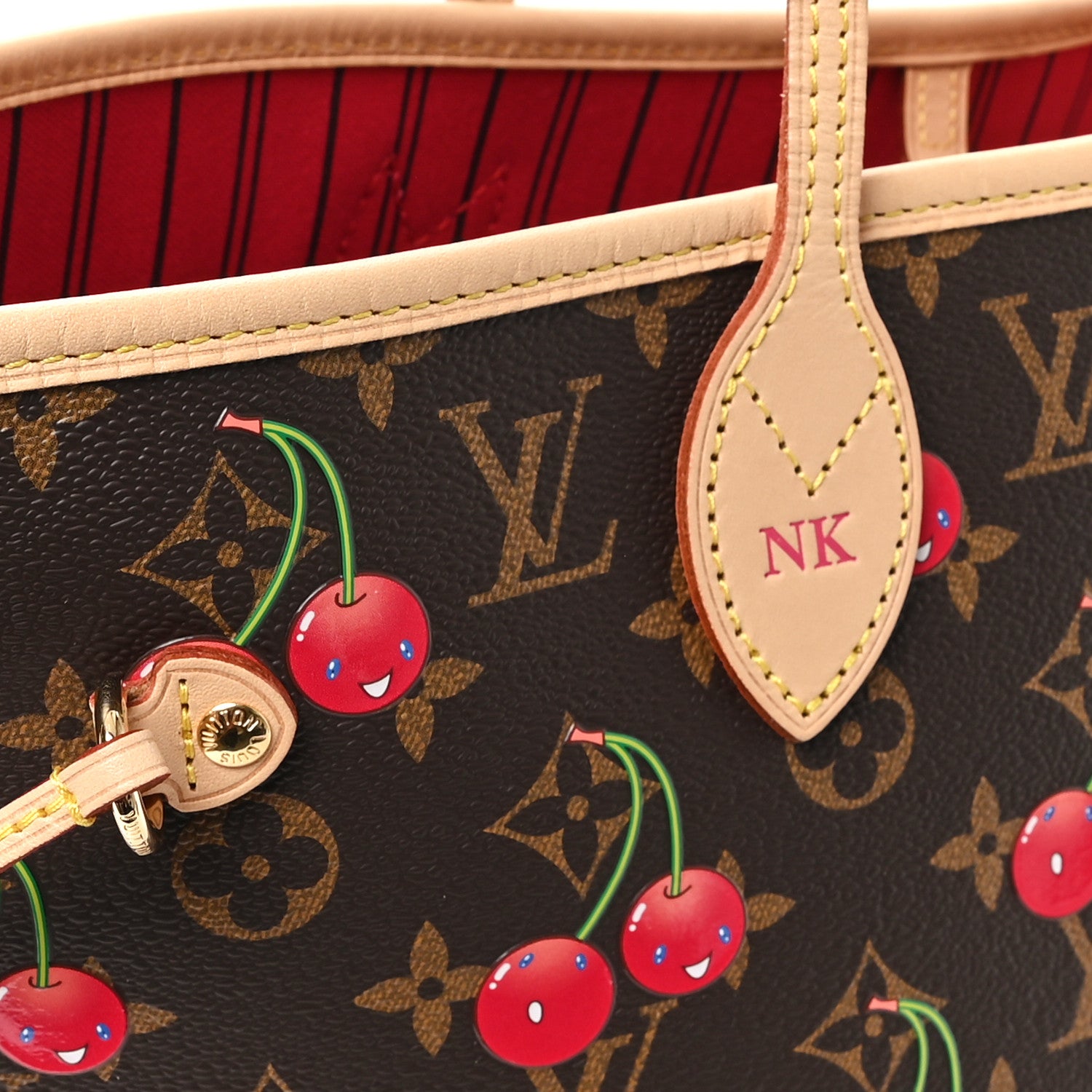 Louis Vuitton LV X TM Monogram Cerises Neverfull MM 11 of 12