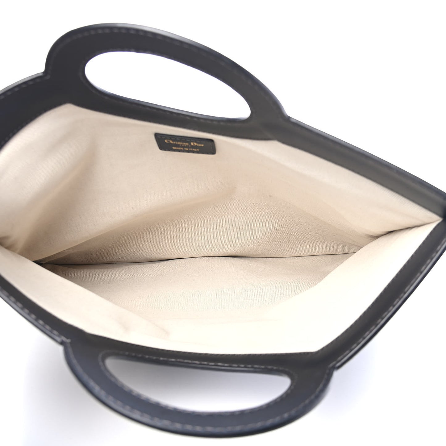 Oblique Fold Over Clutch Blue