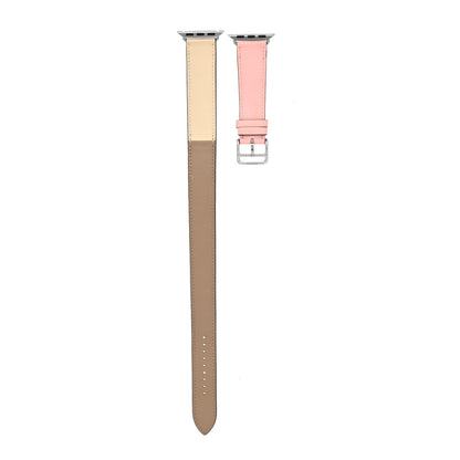 Hermes Swift 40mm Apple Watch Double Tour Band Rose Sakura Craie Argile 1 of 4