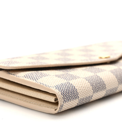 Louis Vuitton Damier Azur Sarah Wallet NM 7 of 9