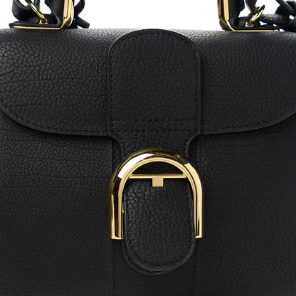 Delvaux Grained Calfskin Mini Brillant Satchel Black 10 of 10