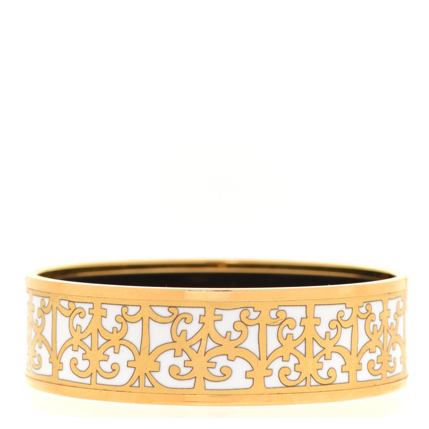 Enamel Printed Wide Balcons du Guadalquivir Bracelet 62 Gold