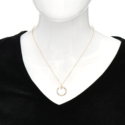 Cartier 18K Yellow Gold Diamond Juste Un Clou Pendant Necklace 2 of 5