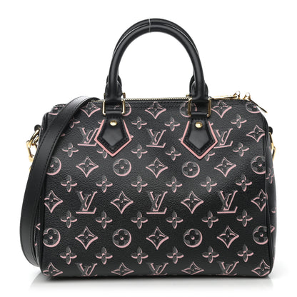 Louis Vuitton Monogram Fall for You Speedy Bandouliere 25 Black 1 of 7