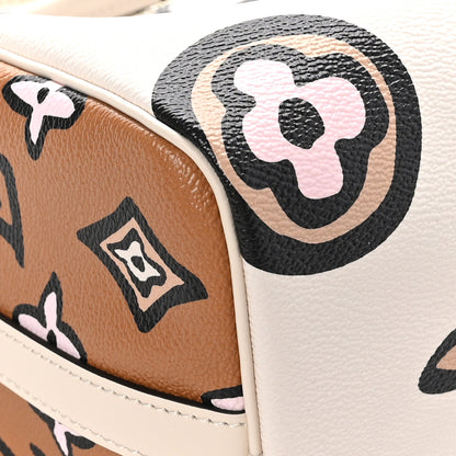 Louis Vuitton Monogram Giant Wild At Heart Speedy Bandouliere 25 Creme 10 of 11