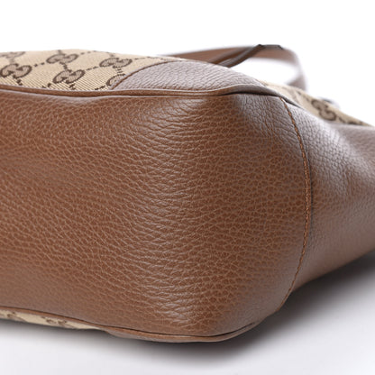 Gucci Monogram Small Bree Tote Beige Tabacco 10 of 10