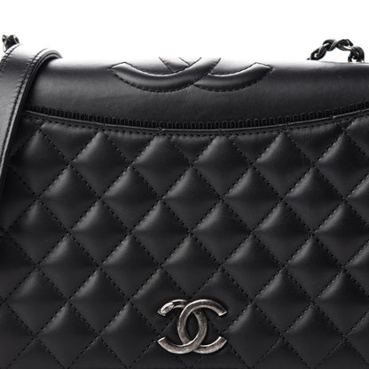 Chanel Calfskin Quilted Small Ballerine Flap Black 11 of 12