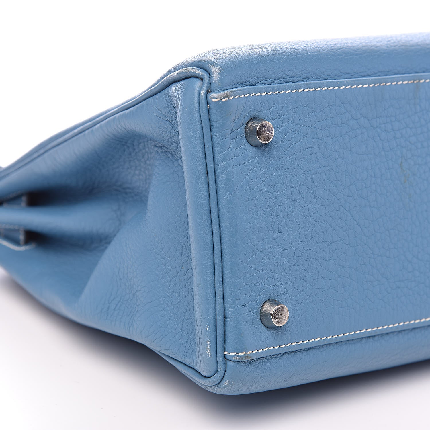 Hermes Togo Kelly Retourne 32 Blue Jean 31 of 38
