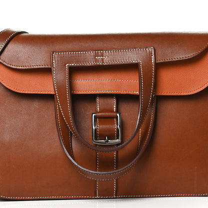 Hermes Barenia Halzan 31 Fauve Potiron 7 of 13