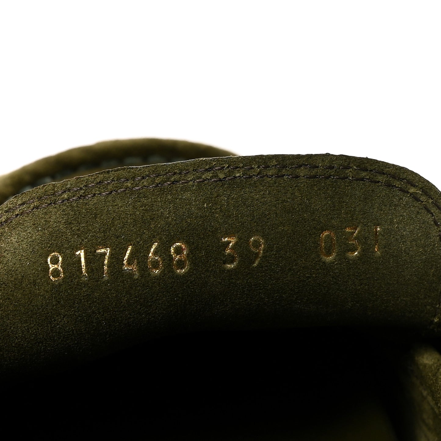 Suede GG Debossed Celia Mules 39 Green