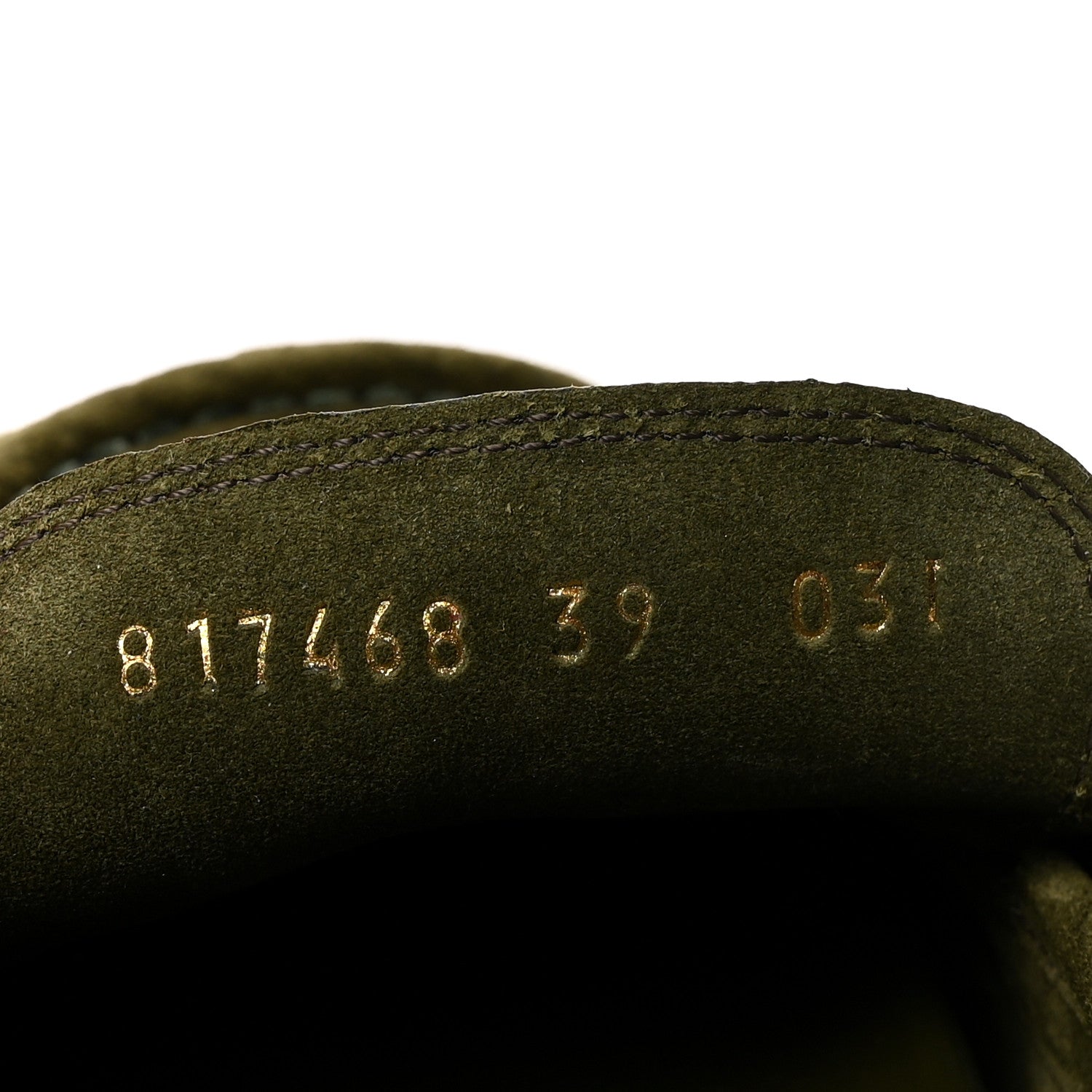 Gucci Suede GG Debossed Celia Mules 39 Green 9 of 9