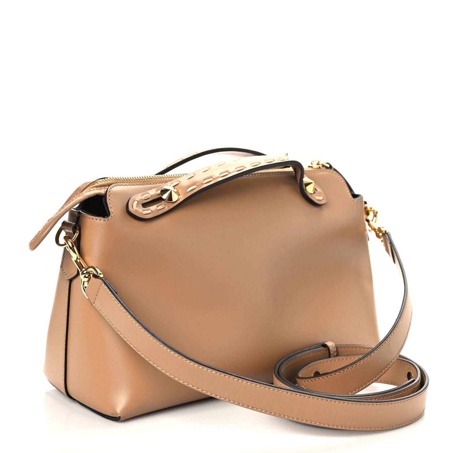 Vitello King Elaphe Python Print Logo Medium By The Way Boston Bag Miele Scuro Makeup