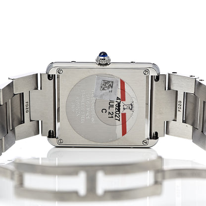 Cartier Stainless Steel 27mm Tank Solo Quartz Watch 5 of 9