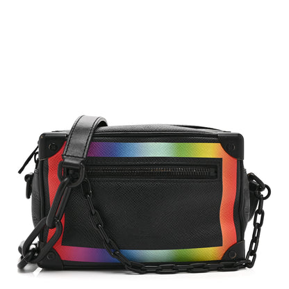 Louis Vuitton Taiga Rainbow Mini Soft Trunk Black 1 of 11