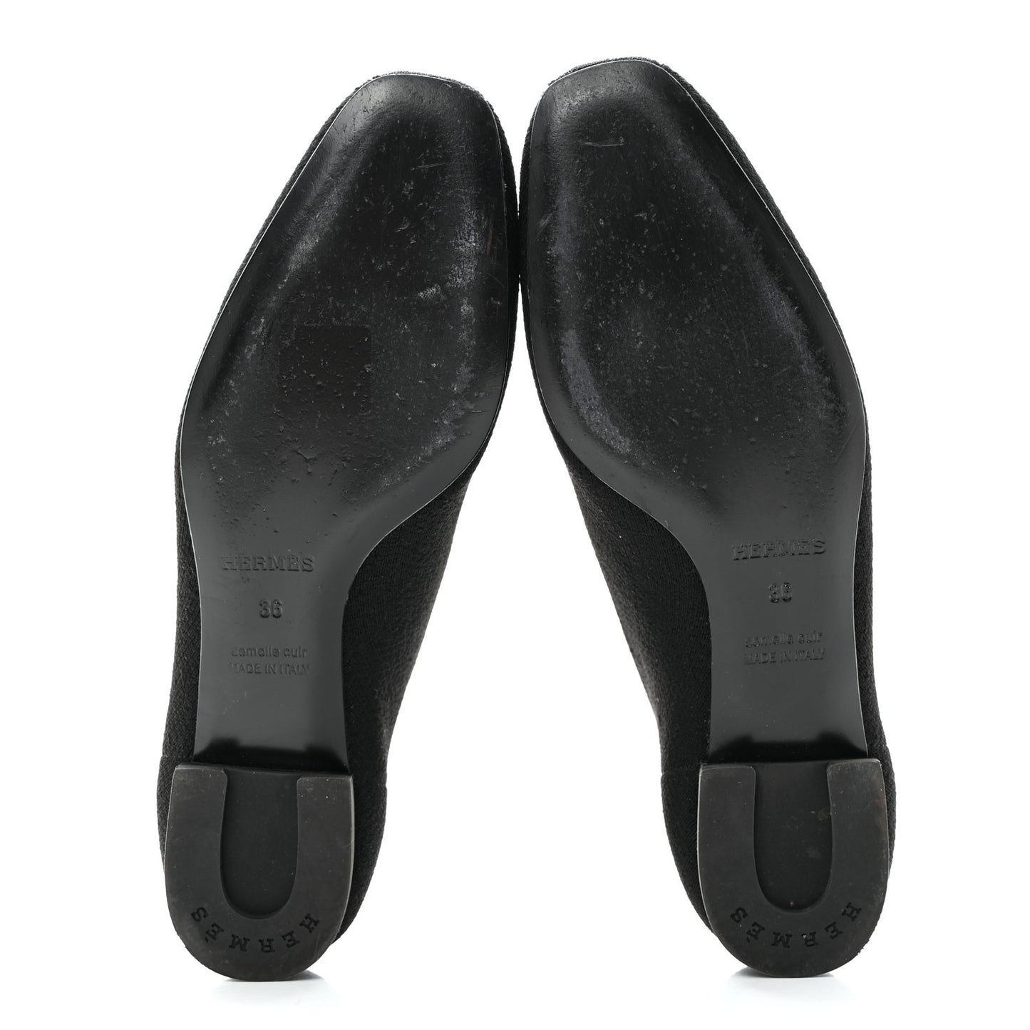 Knit Calfskin Duo Ankle Boots 36 Black