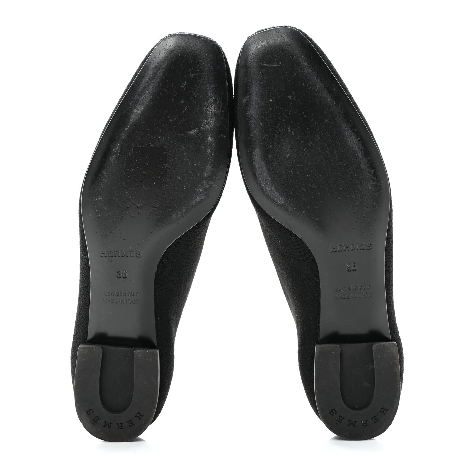 Hermes Knit Calfskin Duo Ankle Boots 36 Black 6 of 11
