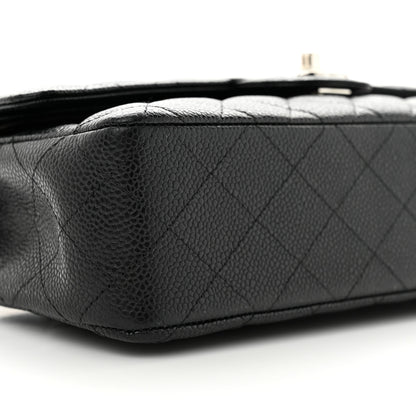 Chanel Caviar Quilted Medium Double Flap Black 9 of 10
