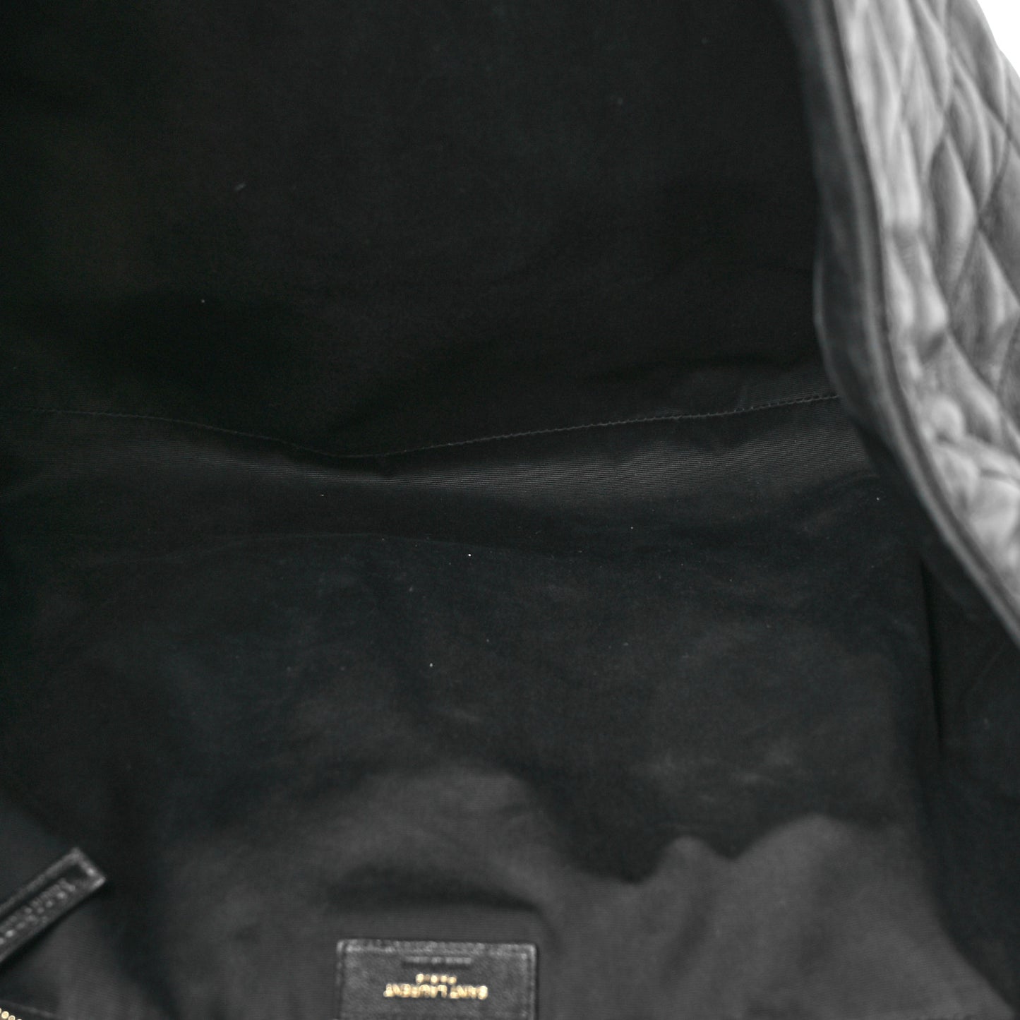 Lambskin Quilted Maxi Icare Shopping Tote Black