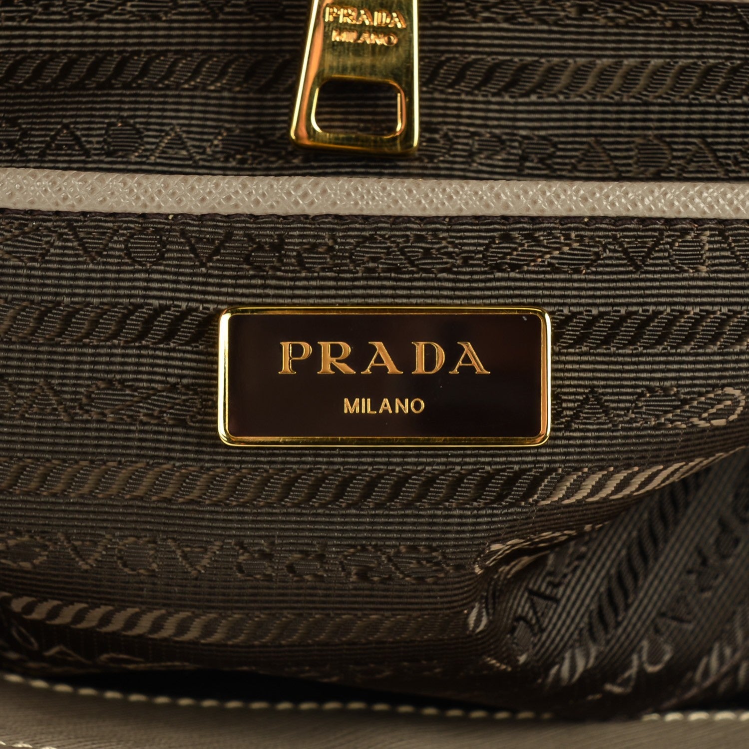 Prada Saffiano Medium Galleria Double Zip Tote Argilla 8 of 11