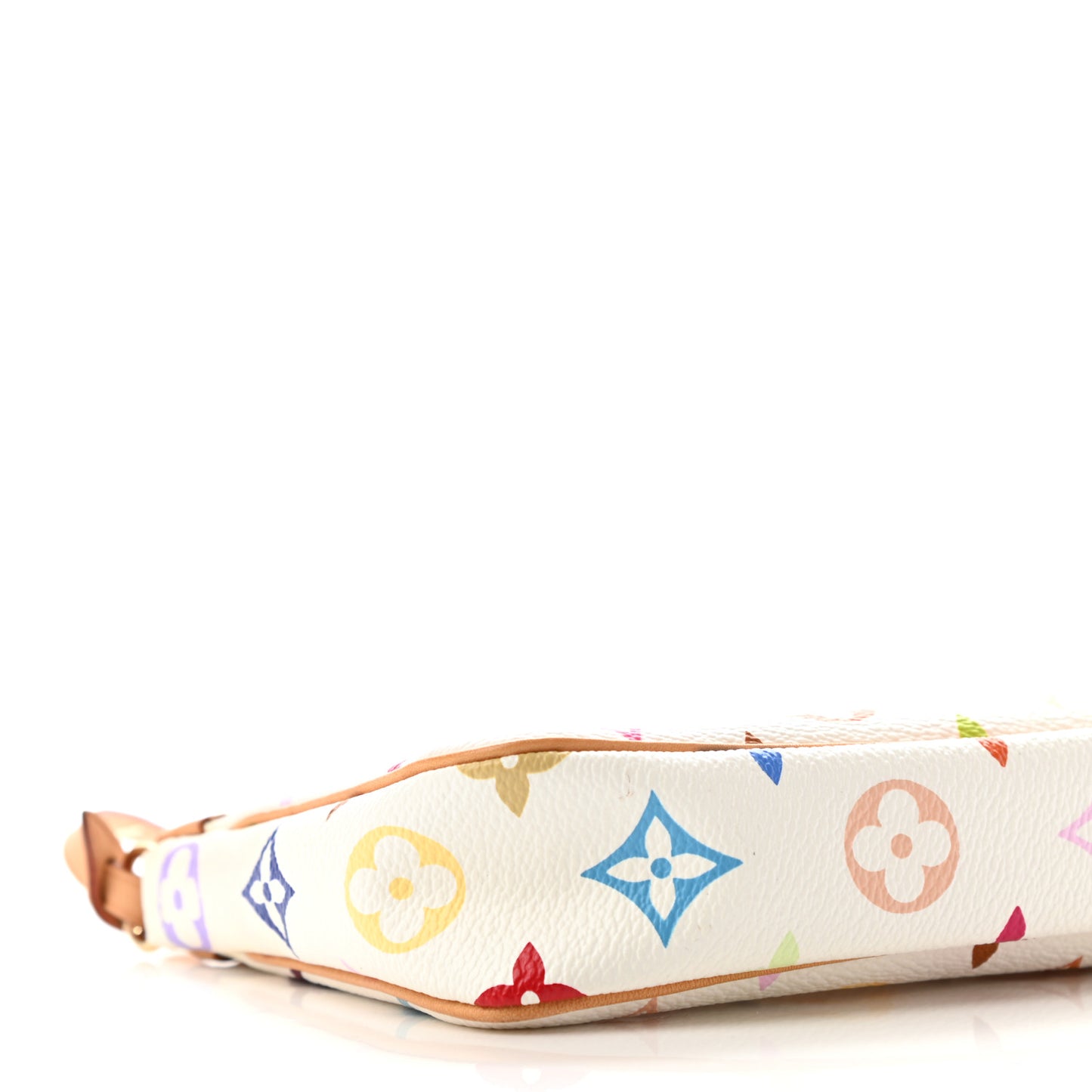 Monogram Multicolor Pochette Accessories White
