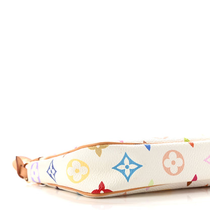 Louis Vuitton Monogram Multicolor Pochette Accessories White 9 of 13