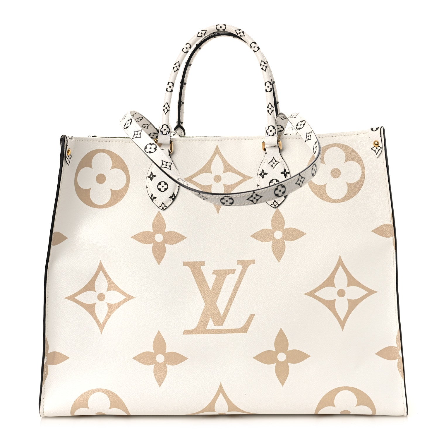 Louis Vuitton Monogram Giant Onthego GM Kaki Beige 1 of 9