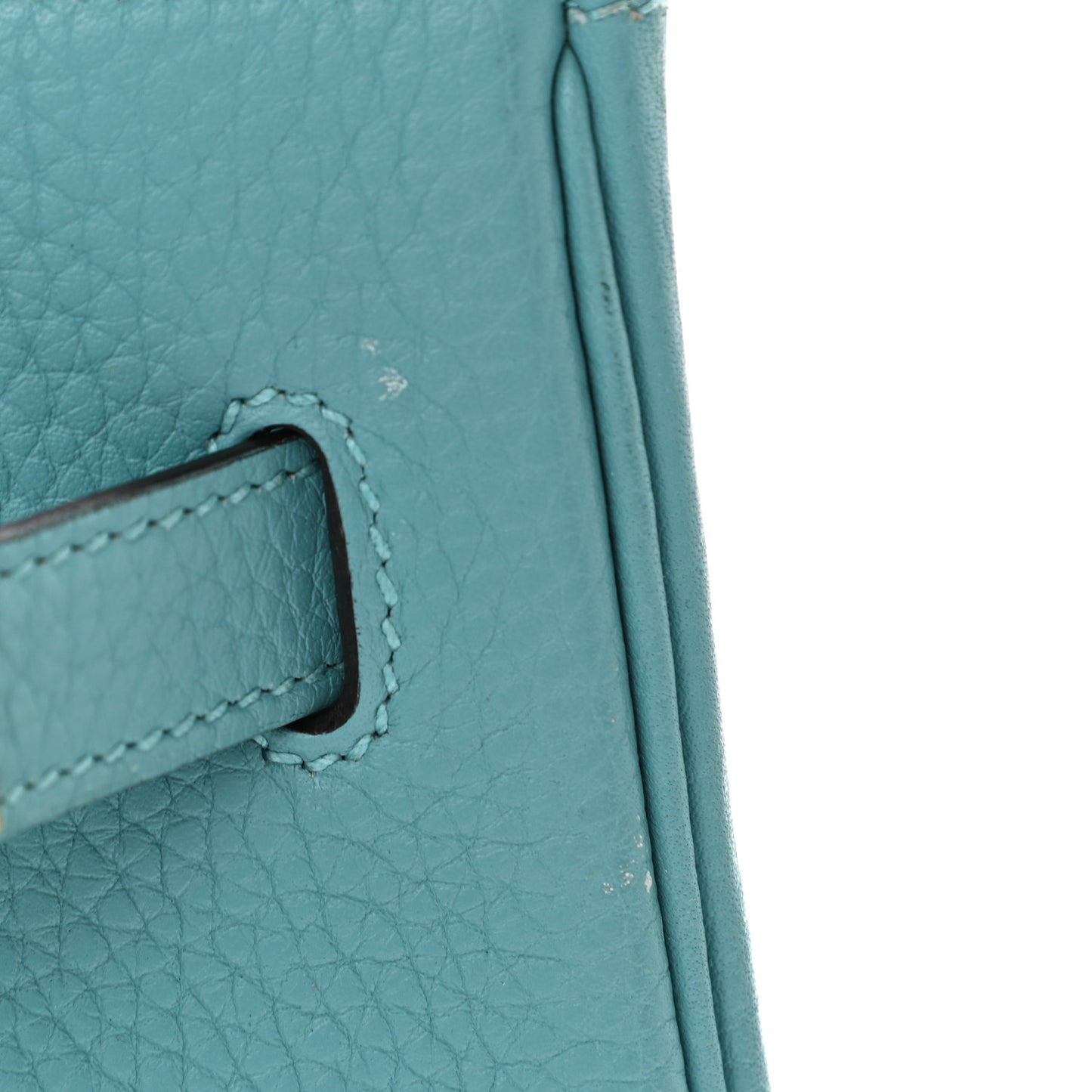 Taurillon Clemence Birkin 35 Bleu Saint Cyr
