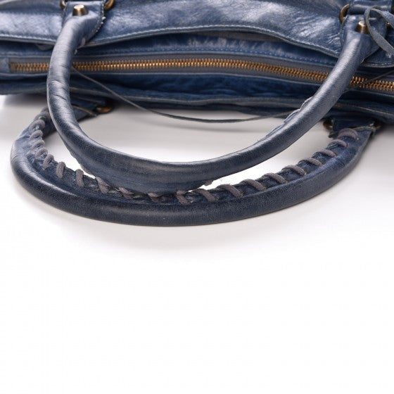 Balenciaga Chevre Classic Hardware Purse Bleu 8 of 11